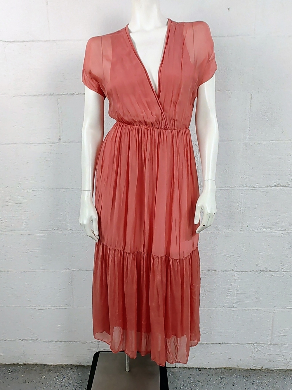 Scandal Italy Silk Maxi Dress